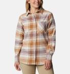Columbia CALICO BASIN FLANNEL LS W (dusty pink dime)