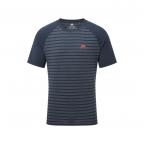 Mountain Equipment REDLINE SS TEE M (cosmos stripe/cosmos)