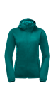 Jack Wolfskin WINDHAIN HOODY W (sea green)