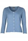 Sorgenfri Sylt LISELOTTE DOT Strickjacke (swedish blue)