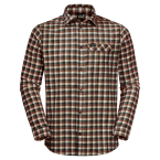 Jack Wolfskin RIVER TOWN SHIRT (golden amber checks)