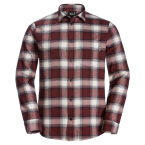 Jack Wolfskin WANDERWEG SHIRT M (cordovan red checks)