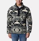 Columbia HELVETIA HALF SNAP FLEECE M (black checkered)