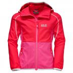 Jack Wolfskin TURBULENCE GIRLS (hibiscus red)
