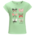 Jack Wolfskin BUTTERFLY T GIRLS (milky green)