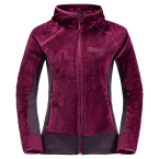 Jack Wolfskin ROTWAND HOODED FZ W (wild berry)