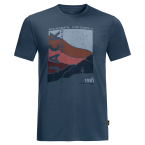 Jack Wolfskin CROSSTRAIL GRAPHIC T M (thunder blue)