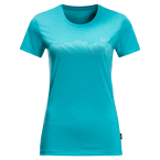Jack Wolfskin CROSSTRAIL GRAPHIC T W (dark aqua)