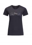 Jack Wolfskin CROSSTRAIL GRAPHIC T W (graphite)