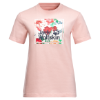 Jack Wolfskin FLOWER LOGO T W (light blush)