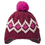 Jack Wolfskin DIAMOND KNIT CAP KIDS (dark ruby)