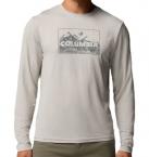 Columbia PARSONS POINT LS GRAPHIC TEE M (dark stone)
