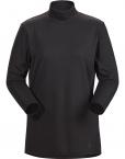 Arc'teryx LUMIN MOCK NECK TOP W (black heather)