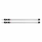 BASICNATURE AUFSTELLSTANGEN, ALU, TELESKOP (80-180 cm 2 Stück)
