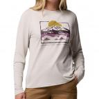 Columbia PARSONS POINT LS GRAPHIC TEE W (dark stone)