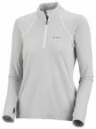  Columbia WOMEN'S BASELAYER HEAVYWEIGHT LS 1/2 ZIP (cool grey)