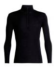 Icebreaker MENS 175 EVERYDAY LS HALF ZIP (Black)