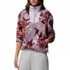 Columbia SEQUOIA GROVE PRINTED HALF ZIP FLEECE W (shale purple blossoming)