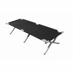 BASICNATURE TRAVELCHAIR 'FELDBETT' (schwarz 210 cm)