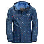 Jack Wolfskin TUCAN DOTTED JACKET KIDS (dark indigo allover)