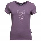 Chillaz GANDIA HAPPY ALPAKA T-SHIRT W (dark violet)