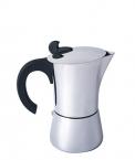 BASICNATURE ESPRESSO MAKER 'EDELSTAHL' (4 Tassen)