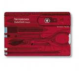 Victorinox SWISSCARD CLASSIC (rot transp.)