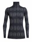 Icebreaker WMNS 250 VERTEX LS HALF ZIP CRYSTALLINE (black)