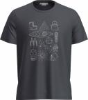 Icebreaker M TECH LITE II SS TEE CAMP ESSEN (graphite)