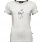 Chillaz SAILE CHALKBAG FLOWER T-SHIRT W (light grey melange)