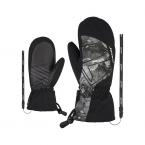 Ziener LARILO MITTEN GLOVE JUNIOR (black grey)