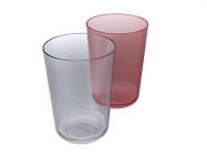 PRIMUS BECHER 'DRINKING GLASS' (transparent rot)