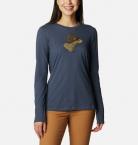 Columbia HIDDEN HAVEN LS Tee (charocal heather)