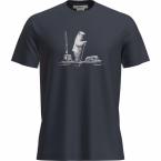 Icebreaker M TECH LITE SS TEE POLAR PADDLE (midnight navy)