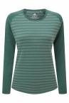 Mountain Equipment REDLINE LS TEE W (fern stripe/fern)