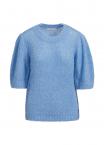 Coster Copenhagen ALPAKA-STRICKPULLOVER MIT MIDIÄRMEL (light blue)