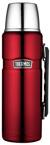 THERMOS ISOLIERFLASCHE 'KING' (1,2 L rot)