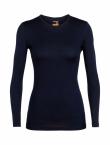 Icebreaker W 200 OASIS LS CREWE (midnight navy)