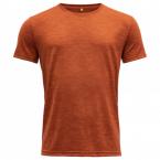 Devold EIKA MAN TEE (brick melange)