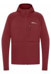 Jack Wolfskin KOLBENBERG HOODED FZ M (deep ruby)