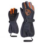 Ziener LAURO GLOVE JUNIOR (gray ink jeans, neon orange)