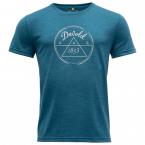 Devold 1853 MAN TEE (blue melange)