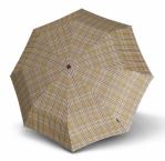Knirps T.200 DUOMATIC CHECK Regenschirm (beige)