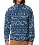 Columbia HELVETIA II PRINTED HALF SNAP FLEECE (everblue knitknot)