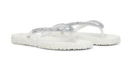 Ilse Jacobsen CHEERFUL 03G FLIP FLOPS mit Glittersteinen (creme)