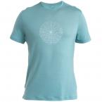 Icebreaker M 125 COOL-LITE SPHERE SS TEE VISION GRID  (cloud ray)
