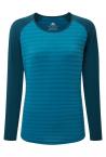 Mountain Equipment REDLINE LS TEE W (altostripe/majolica)