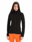 Icebreaker MERINO QUANTUM ZONEKNIT LS HOODIE W (black)