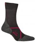 P.A.C. TR 3.2 MERINO LIGHT SOCKS W (anthrazit berry/coral)