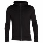 Icebreaker M QUANTUM III LS ZIP HOOD (black)